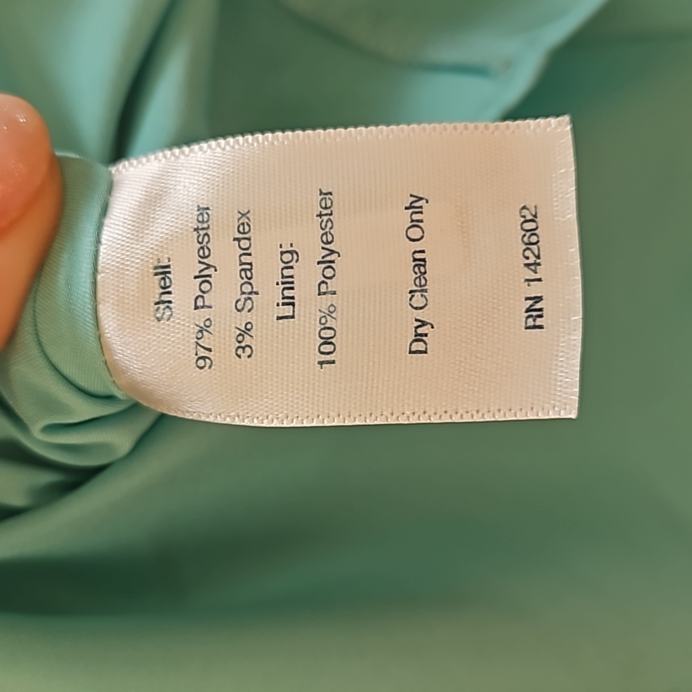 Sail to Sable teal sleeveless blouse, size L - Picture 8 of 8